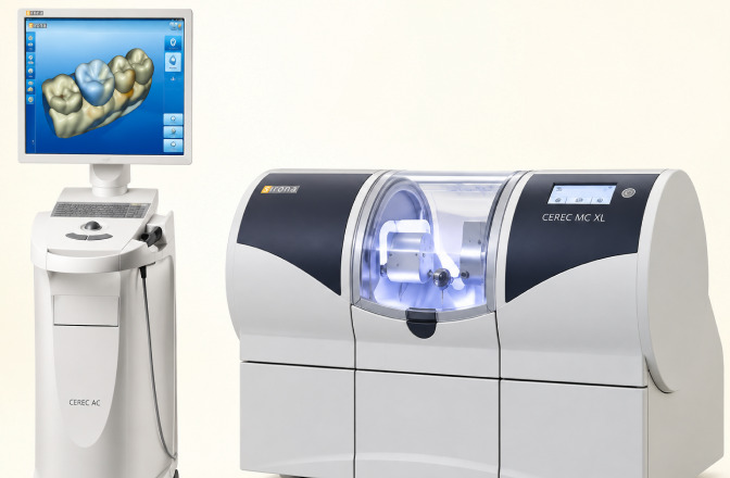 CEREC 디지털 설계 및 임시치아 제작 장비
